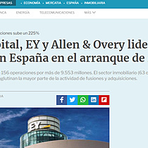 AZ Capital, EY y Allen & Overy lideran el M&A en Espaa en el arranque de 2021